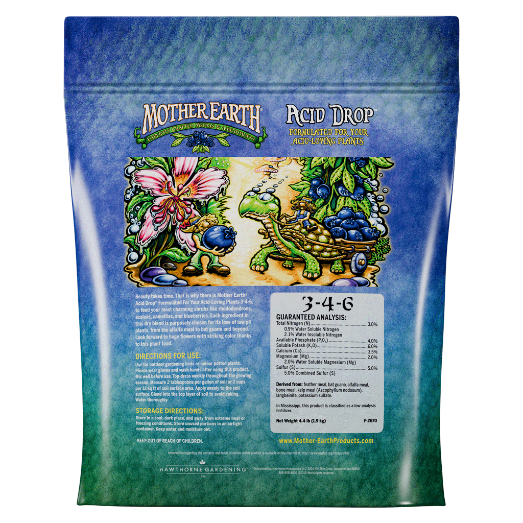 Acid Drop Fertilizer for Acid-Loving Plants 3-4-6