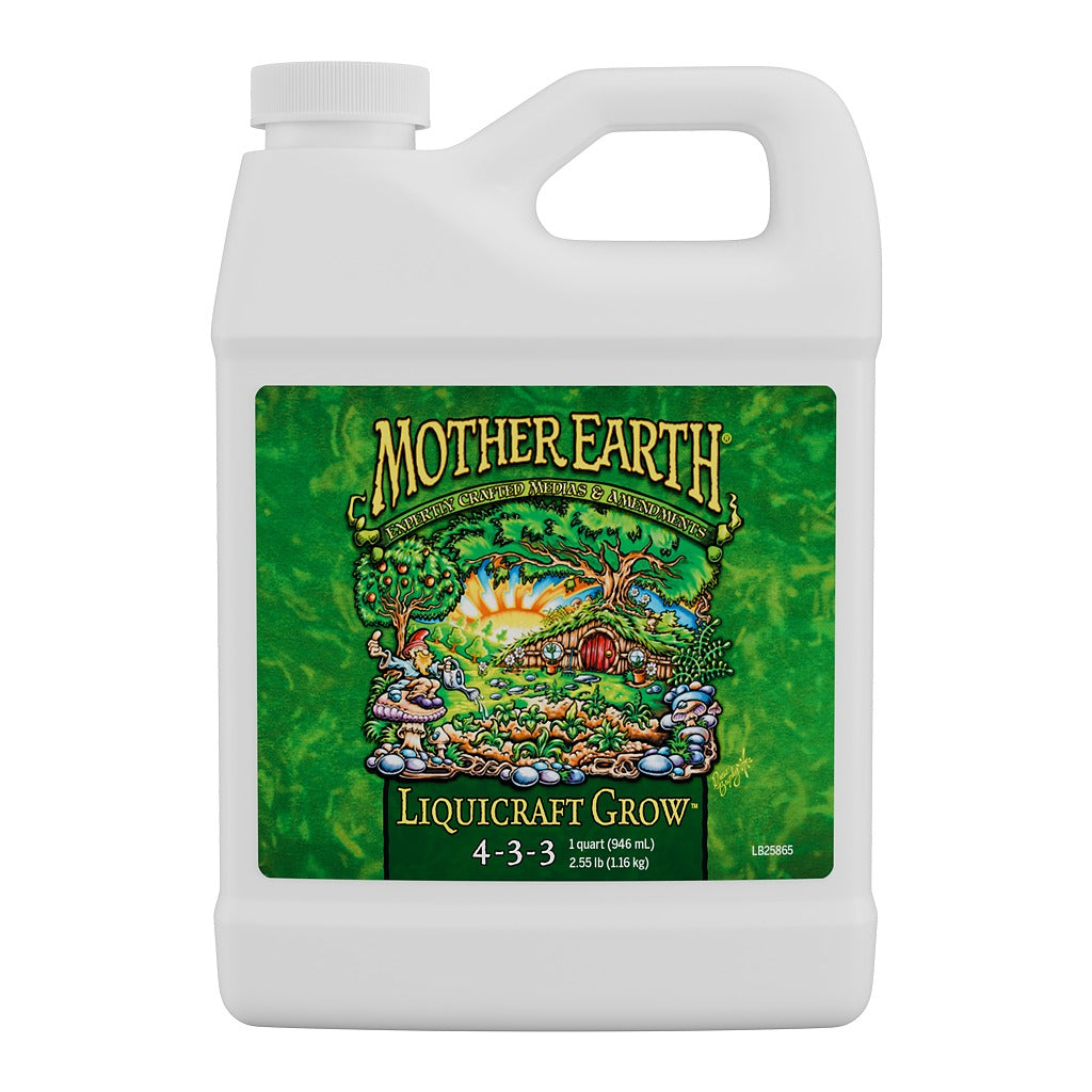 best fertilizer for mother plants Mother Earth LiquiCraft Grow 4-3-3 – Vegetative Plant Fertilizer