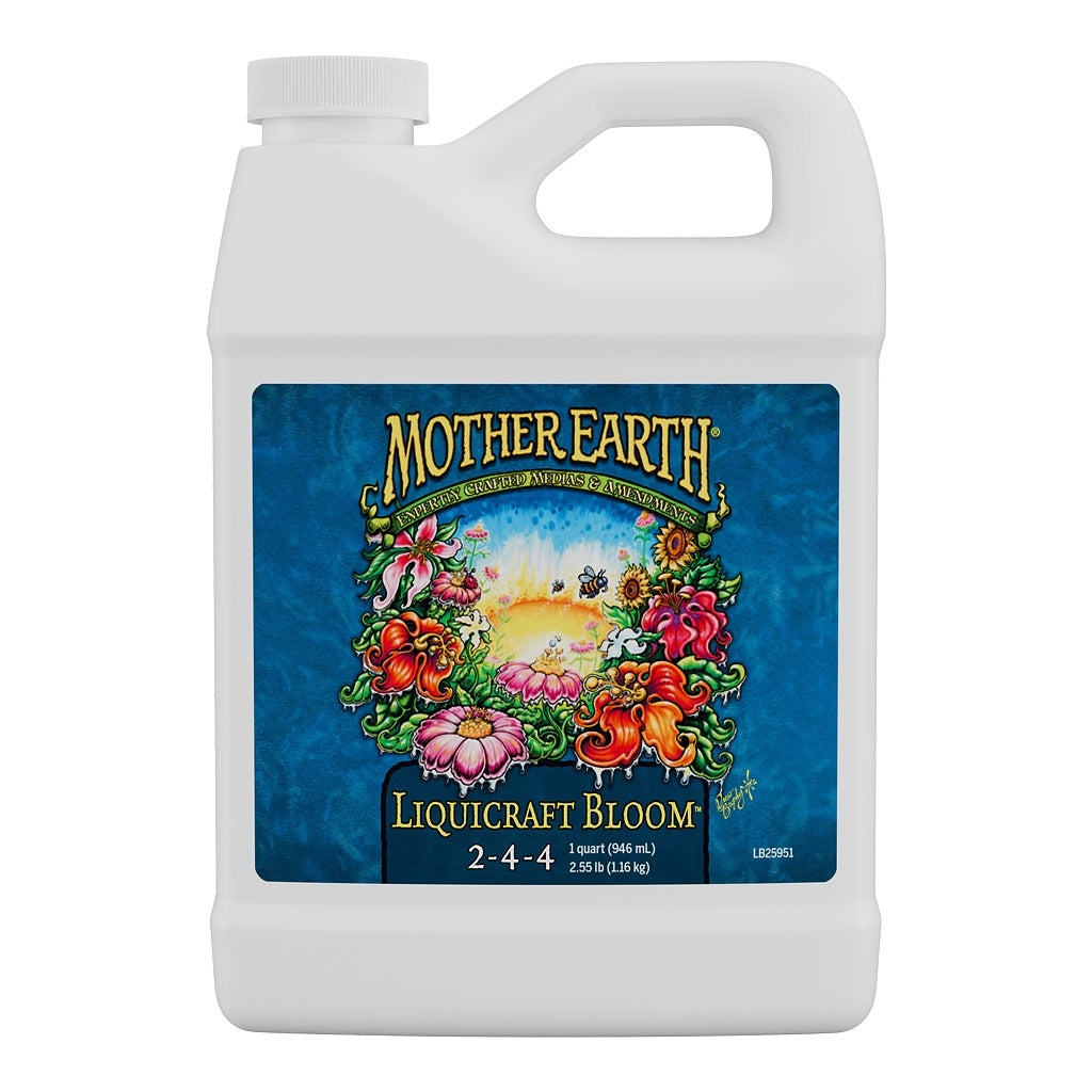 organic liquid bloom fertilizer Mother Earth LiquiCraft Bloom 2-4-4 – Flowering Plant Fertilizer
