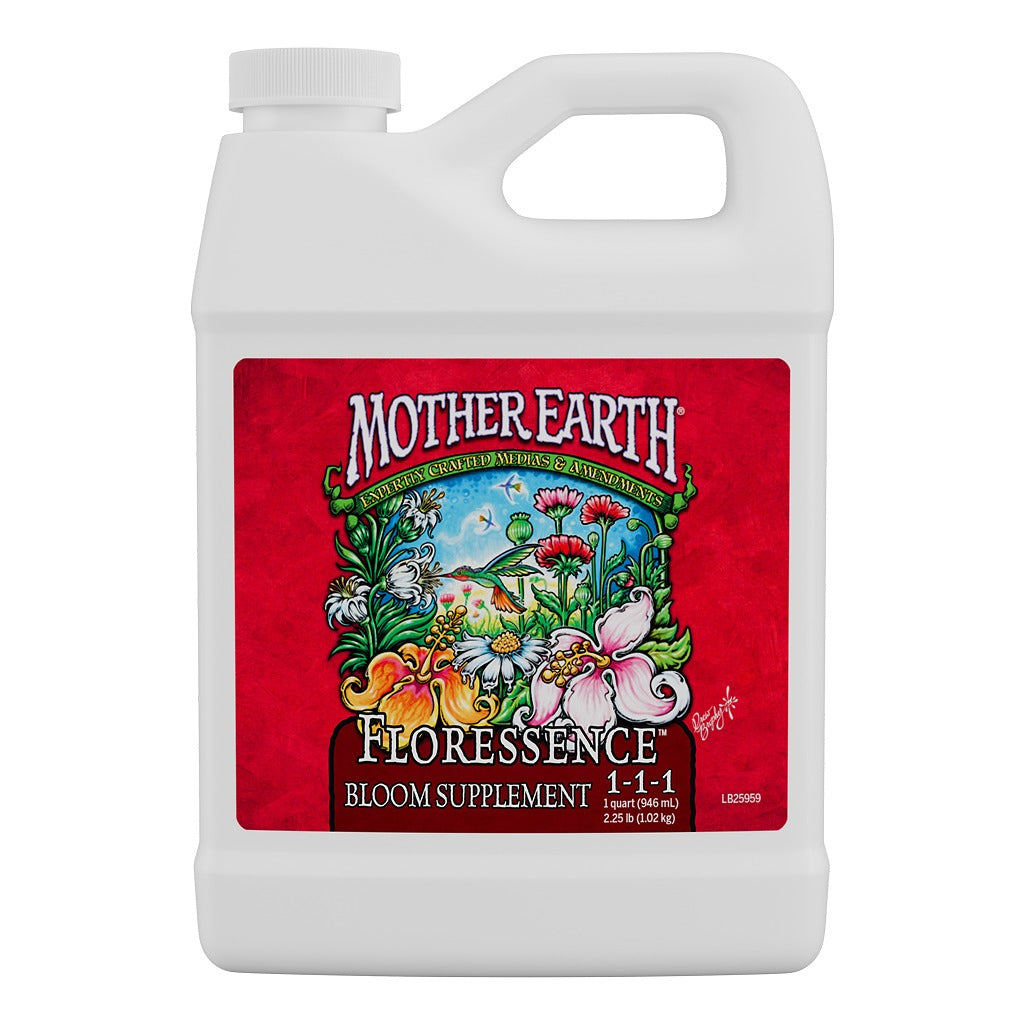 Mother Earth Floressence Bloom Supplement 1-1-1 – Liquid Flowering &amp; Fruit Boost
