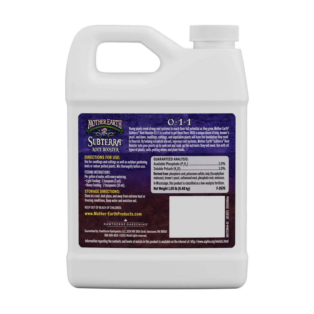 Subterra Root Booster Liquid Root Supplement 0-1-1