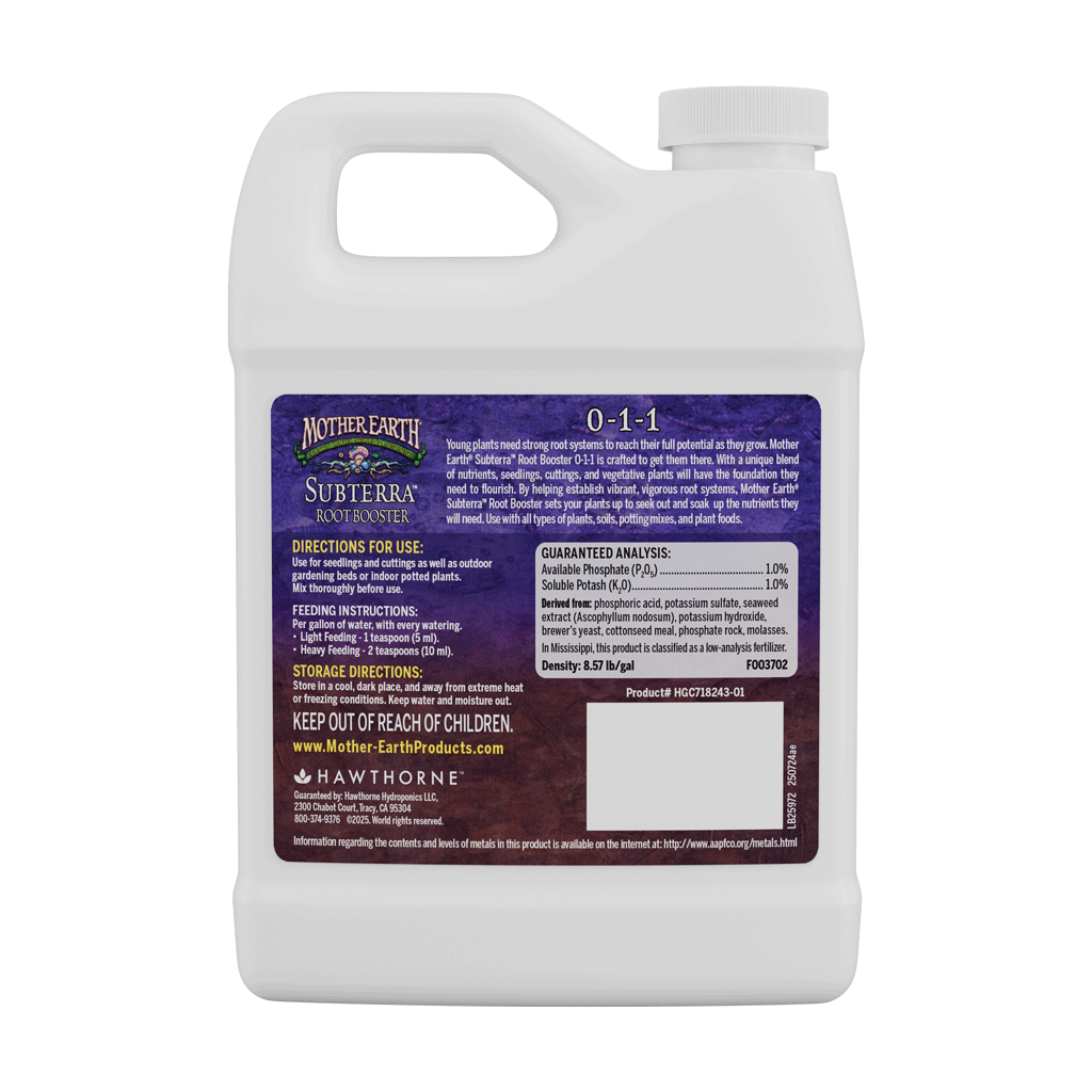 Subterra Root Booster Liquid Root Supplement 0-1-1