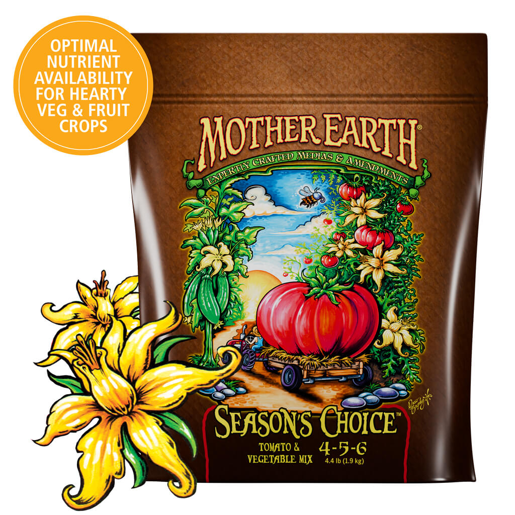 fruit potting mix Mother Earth Season's Choice Tomato & Vegetable Mix 4-5-6