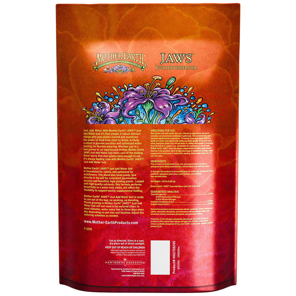 J.A.W.S. (Just Add Water Soil) – Premium All-In-One Mix