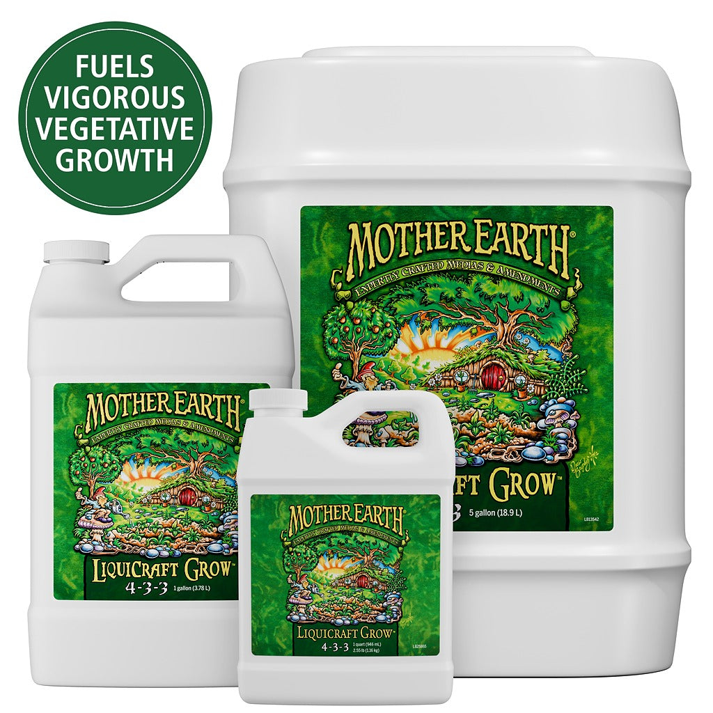 Mother Earth LiquiCraft Grow 4-3-3 – Vegetative Plant Fertilizer
