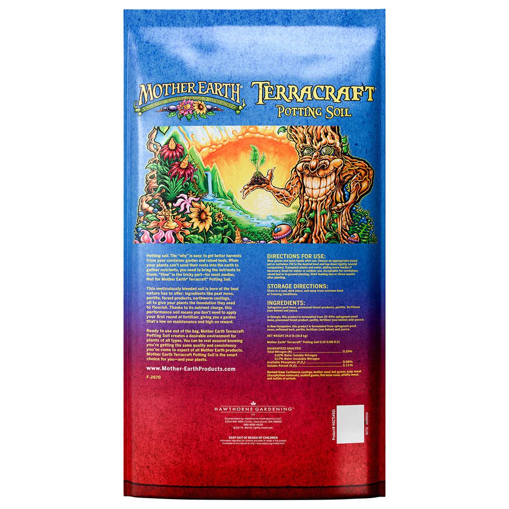 Mother Earth Terracraft Potting Soil – Low-Maintenance All-Purpose Mix
